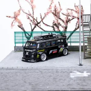 VW T1 Bus Diecast Model in Yellow and White 19 Sf39c5df6d14c433db1947a9d5a465f09m 2