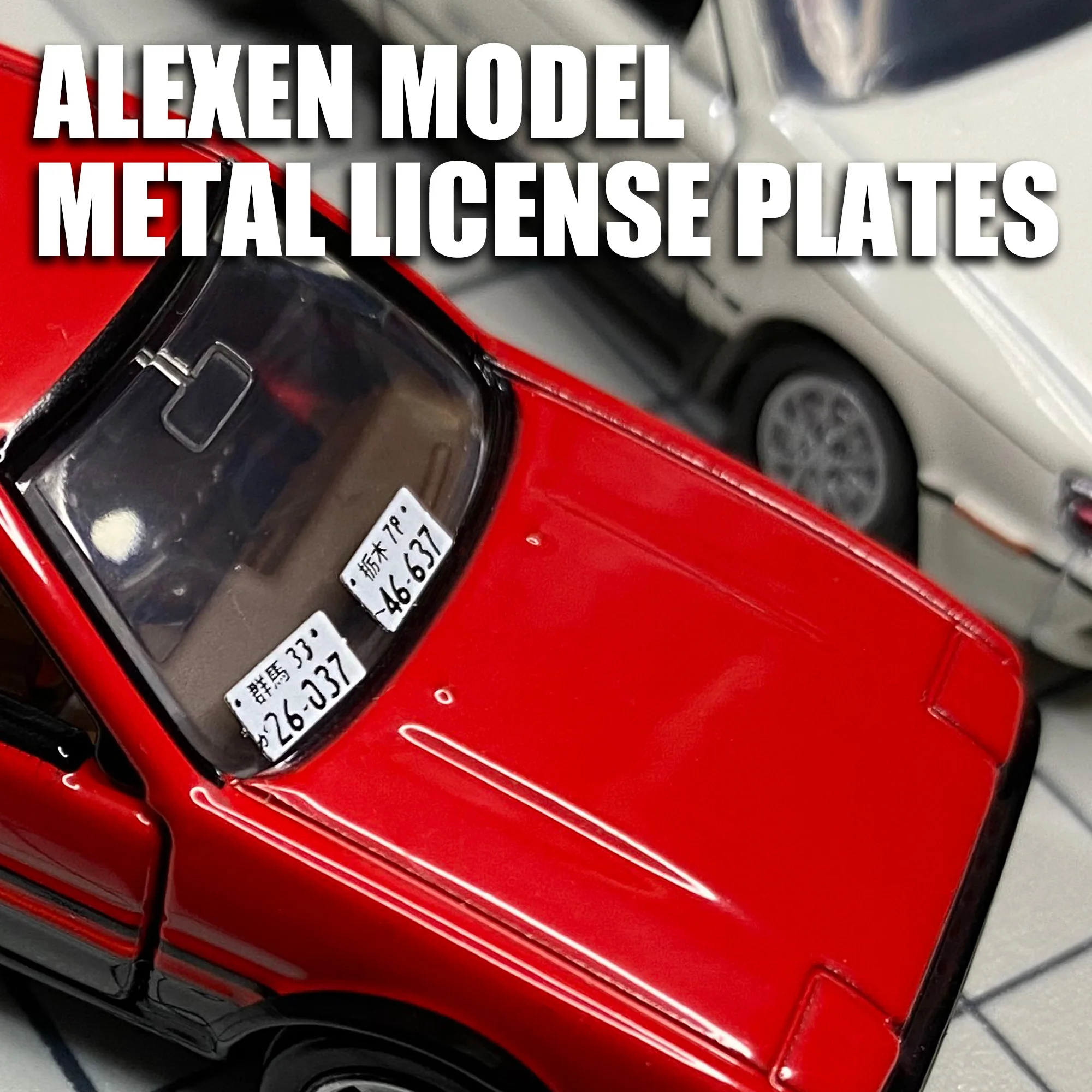 1/64 Scale JDM Style Model Car License Plates 5 1/64 Scale JDM Style Model Car License Plates - Image 5
