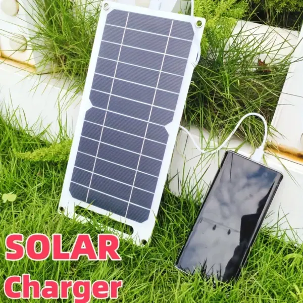 35W Portable Solar Panel for Outdoor Charging - Image 2