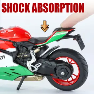 1/12 Scale Ducati 1199 Panigale Motorcycle Model 10 Sf43cfb58ddf3498fb3777586906e0164H