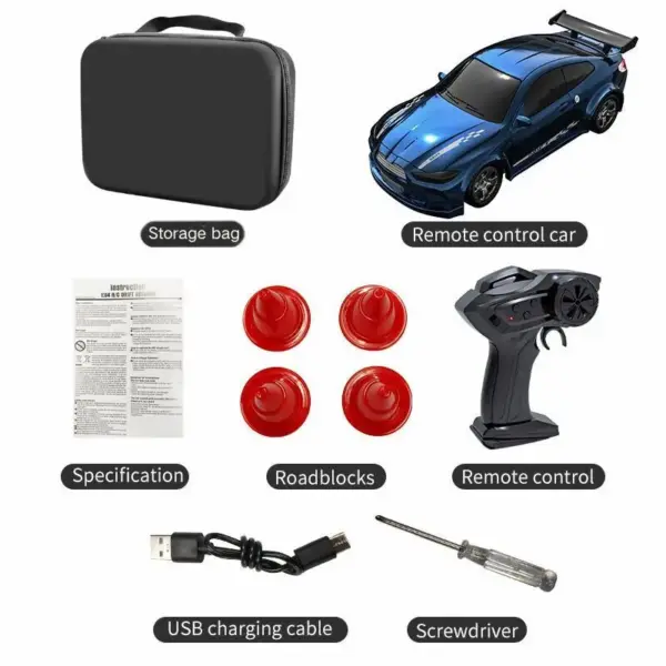 1:64 Scale KF20 Remote Control Drift Car - Image 14