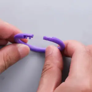 Colorful 100-Piece Plastic Binder Ring Set 19 Sf4b95f4b1b6a436bb027abef24cb41aee