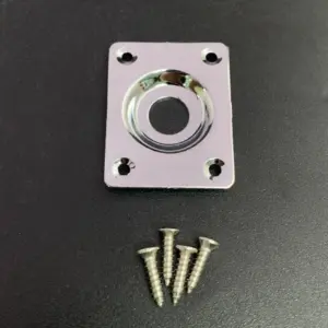 Set of 4 Metal Jack Plates for Bass Guitars 16 Sf55add7c2ddc4e32866932e3d0196a83x