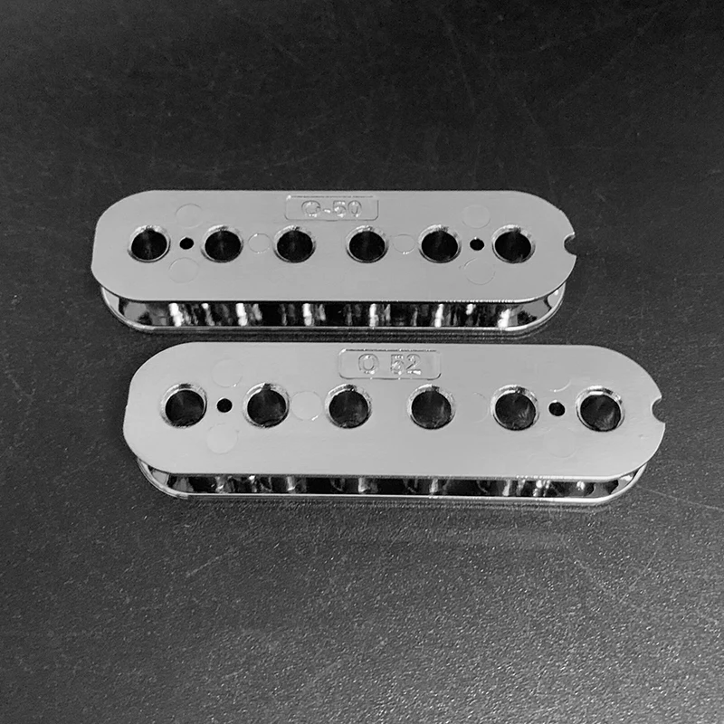 Chrome Humbucker Bobbin Set for Electric Guitars 12 Chrome Humbucker Bobbin Set for Electric Guitars - Image 12