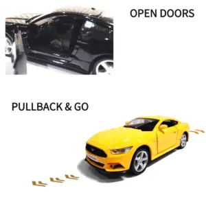 1:36 Scale Ford Mustang GT Diecast Model 13 Sf5b4f2d141c24564be5c764249fa4f4bl