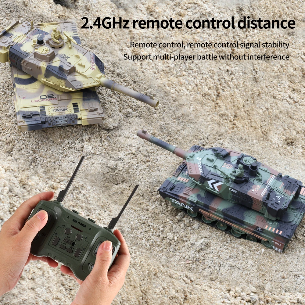 2.4G Remote Control Simulation Tank Model TCS10 2 2.4G Remote Control Simulation Tank Model TCS10 - Image 2