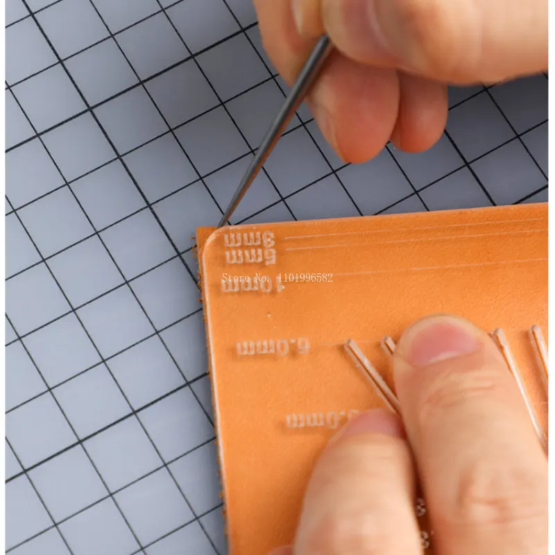 Leather Cutting Hole Position Adjustment Ruler 5 Leather Cutting Hole Position Adjustment Ruler - Image 5