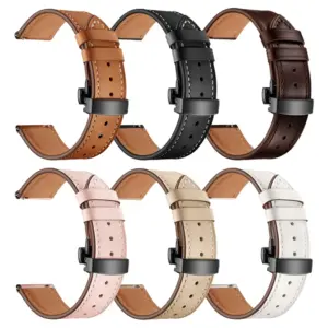 Genuine Cow Leather Watchband for Smartwatches 25 Sf7169479302b49bebaefd640794b62e0K