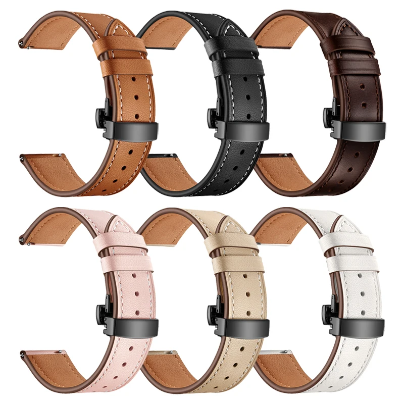 Genuine Cow Leather Watchband for Smartwatches 2 Genuine Cow Leather Watchband for Smartwatches - Image 2