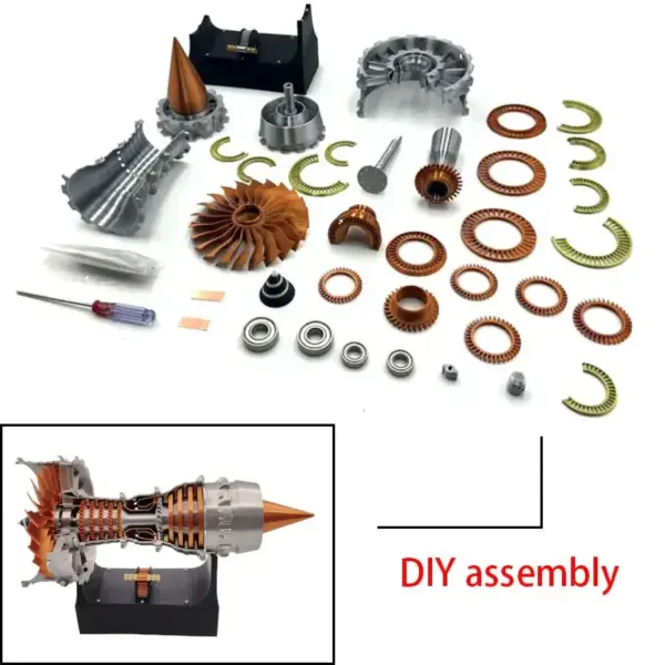 Miniature TR900 Turbofan Engine Model Kit - Image 2