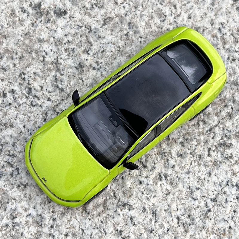 1/64 Xpeng P7 Lime Green Diecast Model Car 6 1/64 Xpeng P7 Lime Green Diecast Model Car - Image 6