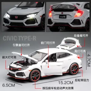 1:32 Honda Civic Type-R Diecast Model Car 15 Sf859998613fd479fb066e74736fc62152 1