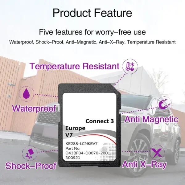 Nissan Connect 3 V7 GPS Map Update SD Card - Image 3