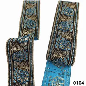 Vibrant 5cm Jacquard Ribbons - 7 Meters 81 Sf9a9789a61fd4f3595c053038316a4b8b