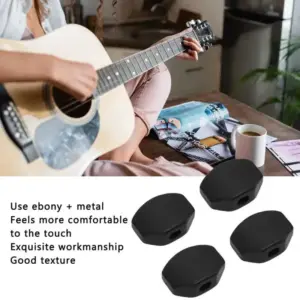 Ebony Guitar Tuning Peg Button Set of 6 16 Sfa810eb97b7749388039ad7baabf2c84b