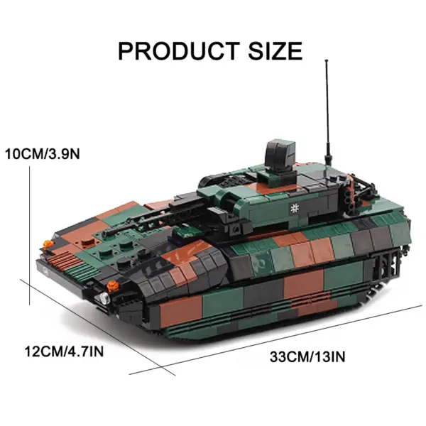 Military Armored Truck Building Block Set 411PCS - Image 6