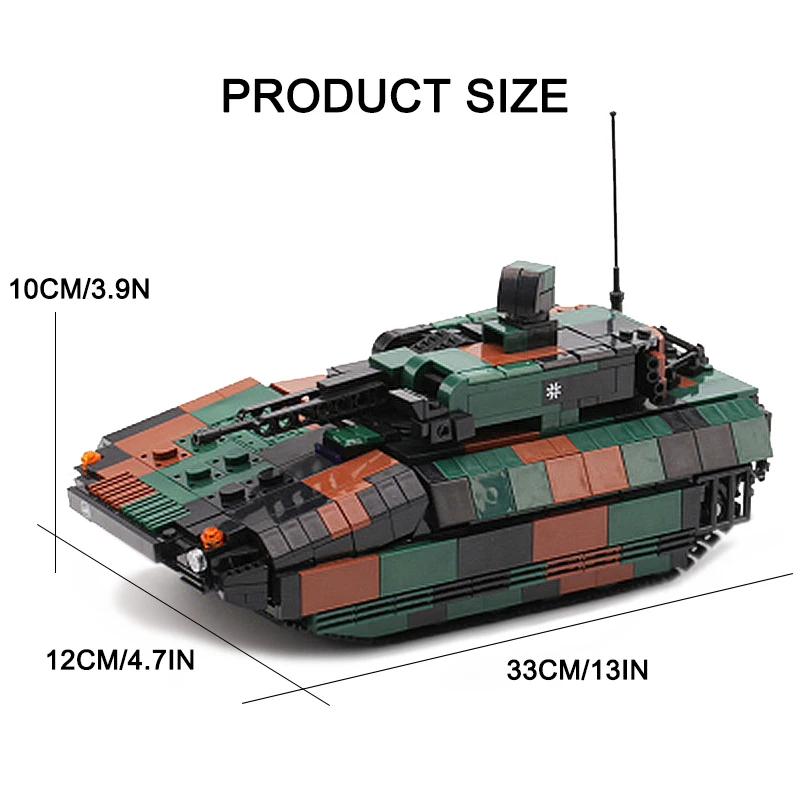 Modern Military Tank Model in Camouflage Design 6 Modern Military Tank Model in Camouflage Design - Image 6