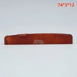 Guyker-Red Acoustic Guitar Bone Bridge Saddle 36 Sfb64022136ee4ebab818bd5c59441b80i