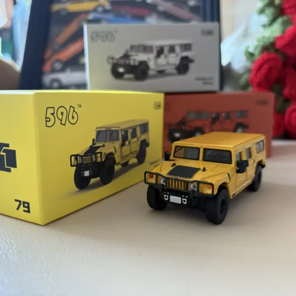 1/64 Scale Gray Hummer H1 Armored Diecast Model - Image 6