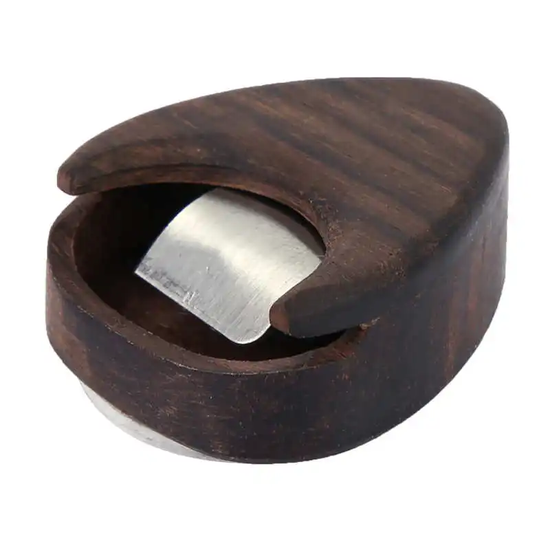 Heart-Shaped Rose Wood Guitar Pick Holder 4 Heart-Shaped Rose Wood Guitar Pick Holder - Image 4