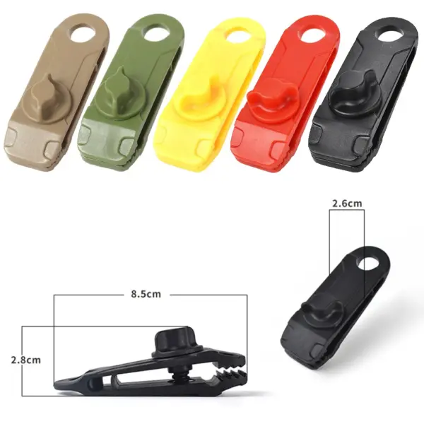 10 Pack Camping Tent Shark Clips for Secure Setup - Image 6