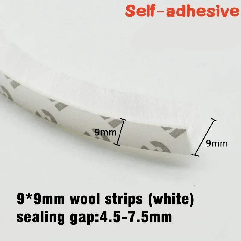 Self-Adhesive Brush Strip Weather Seal 5M/10M 22 Self-Adhesive Brush Strip Weather Seal 5M/10M - Image 22