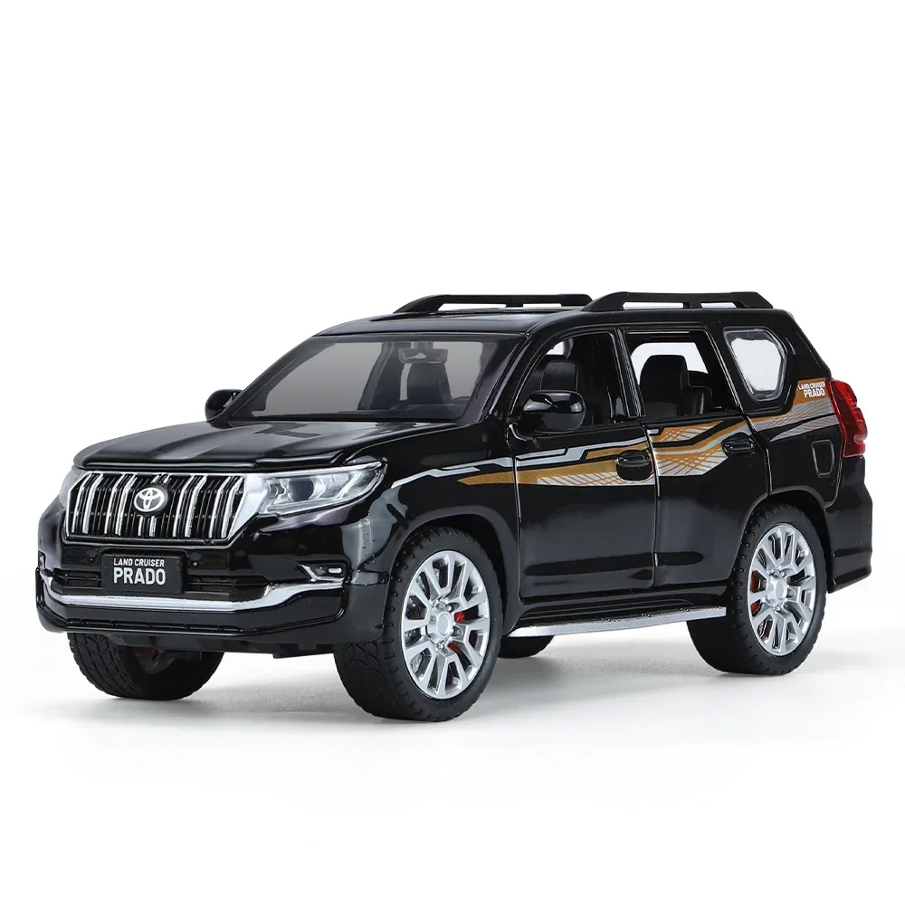 1:24 Scale White Toyota Prado Diecast Model Car 5 1:24 Scale White Toyota Prado Diecast Model Car - Image 5