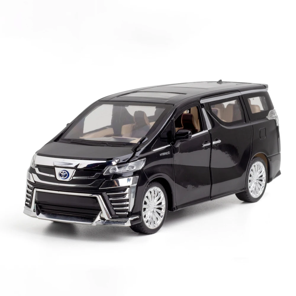 1:24 Scale White Toyota Vellfire Diecast Model 5 1:24 Scale White Toyota Vellfire Diecast Model - Image 5