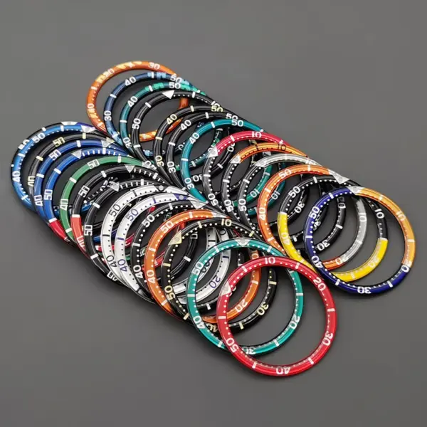 39mm Black Resin Aluminium Bezel Insert for SKX 6105 6309 - Image 2