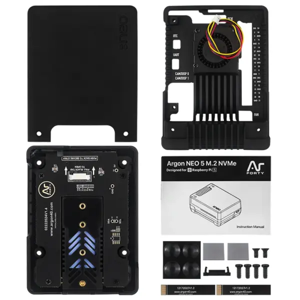 Argon NEO 5 M.2 NVME Case for Raspberry Pi 5 - Image 6