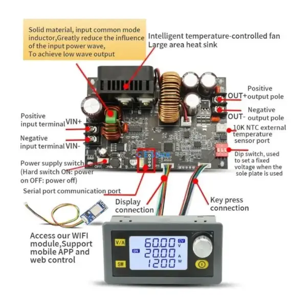 Adjustable Step Down Voltage Regulator 20A - Image 2