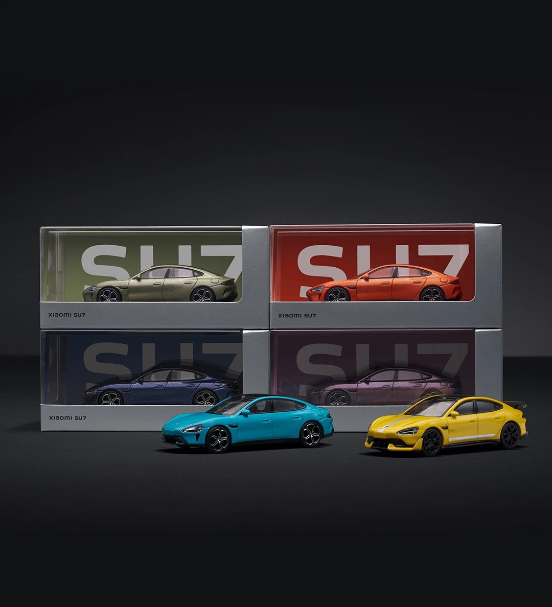 1:64 SU7 Collection Alloy Diecast Cars Set 4 1:64 SU7 Collection Alloy Diecast Cars Set - Image 4