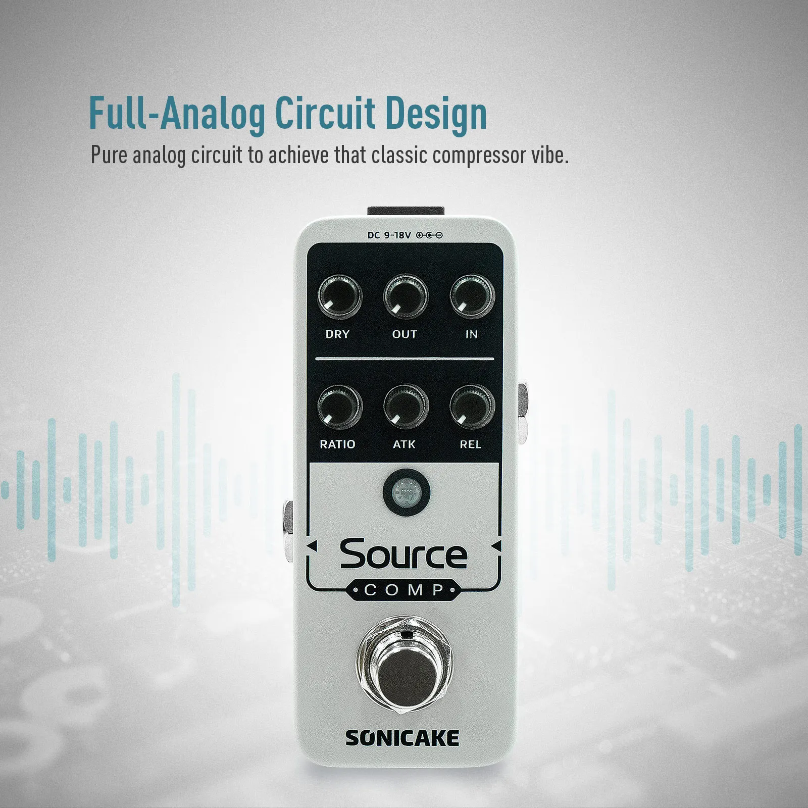 SONICAKE QSS-27 Source Compressor Pedal 2 SONICAKE QSS-27 Source Compressor Pedal - Image 2