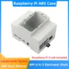 Raspberry Pi DIN Rail ABS Case with Heatsink