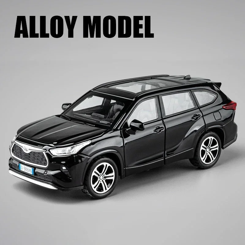1:32 Scale Black Toyota Highlander Model 4 1:32 Scale Black Toyota Highlander Model - Image 4