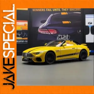 1:24 Mercedes-Benz SL63 Diecast Model Yellow