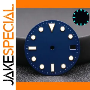 28.5mm Blue Luminous Watch Dial for NH34/NH35