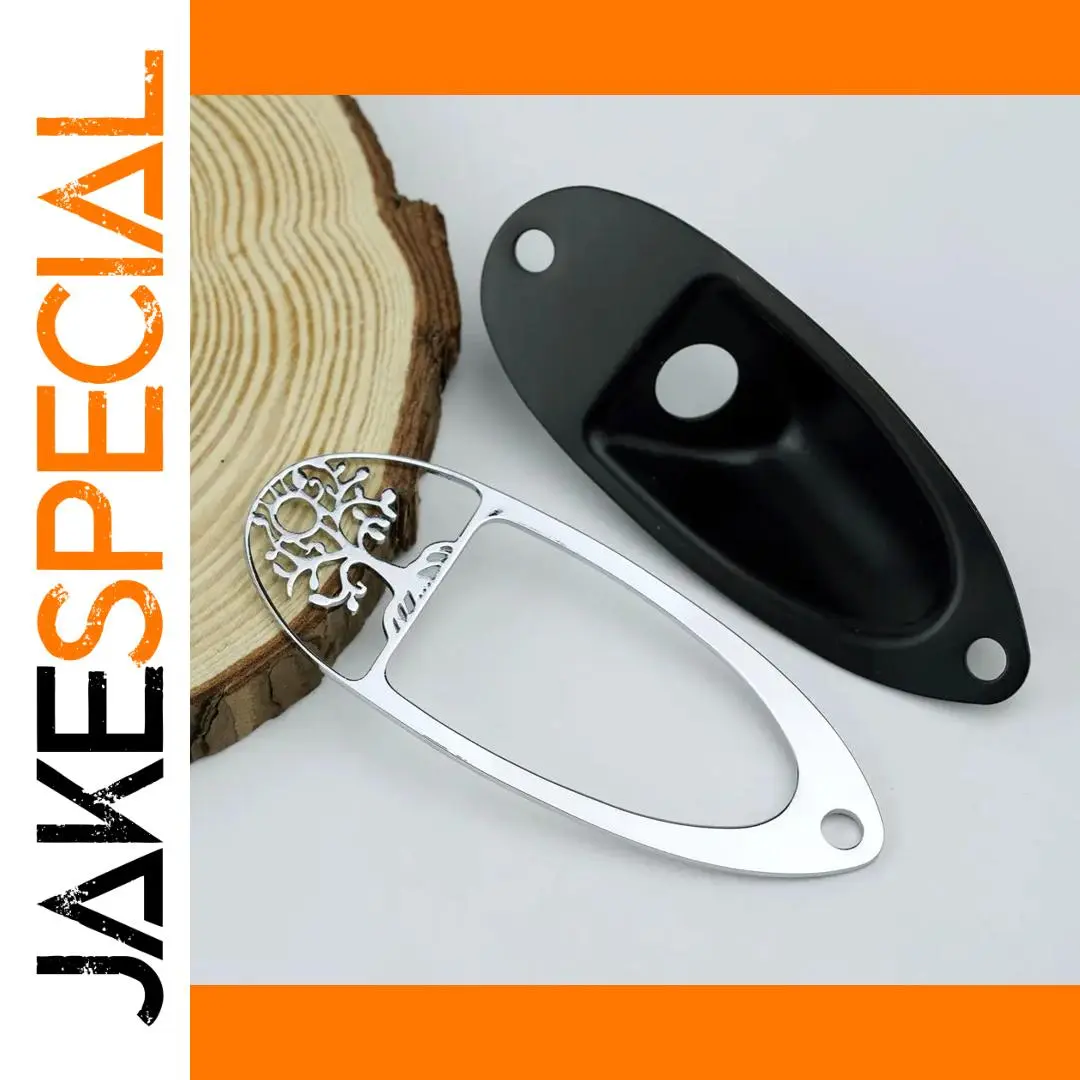 Stratocaster Jack Input Socket Metal Plate 1 Stratocaster Jack Input Socket Metal Plate