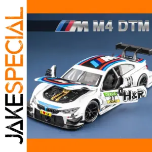 1:24 Scale BMW M4 DTM White Diecast Model