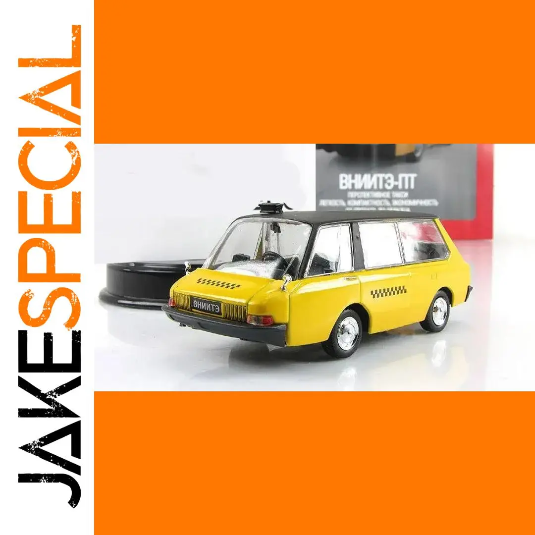 1:43 Scale VNIITE-PT Yellow Taxi Model Car 1 1:43 Scale VNIITE-PT Yellow Taxi Model Car