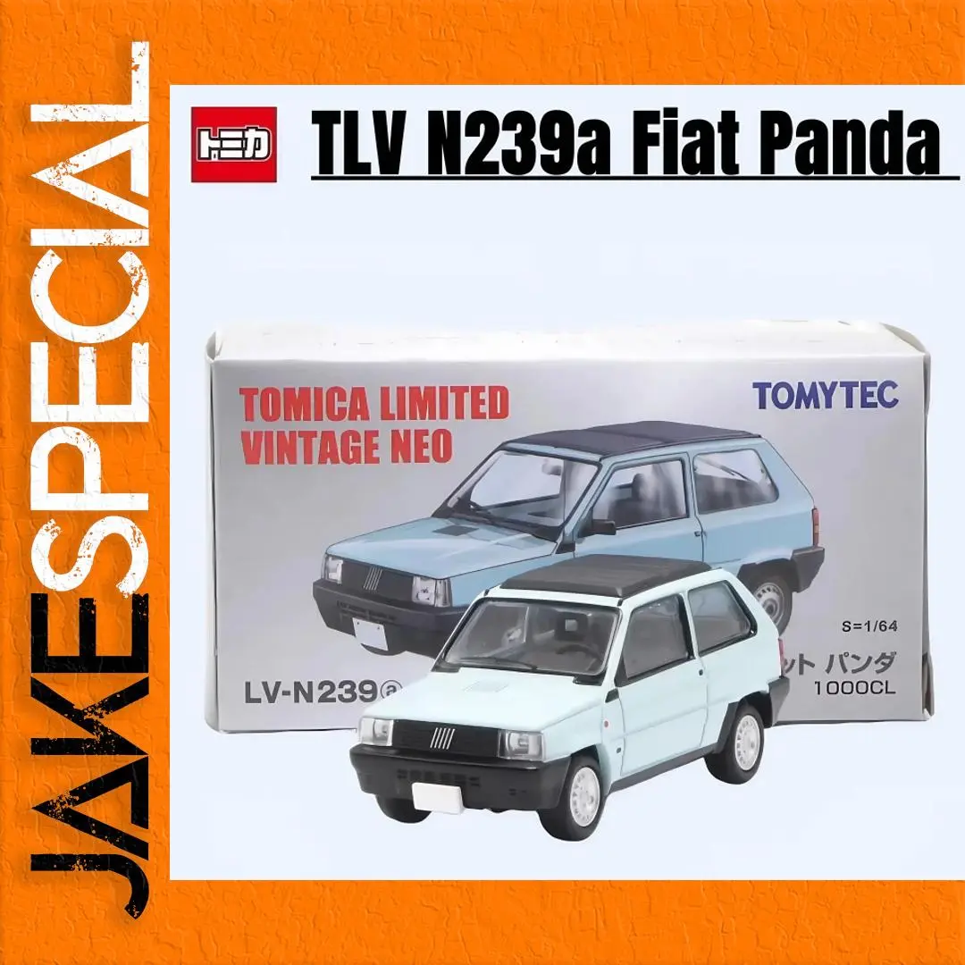 TOMICA TLV 1:64 Fiat Panda Die-Cast Model 1 TOMICA TLV 1:64 Fiat Panda Die-Cast Model