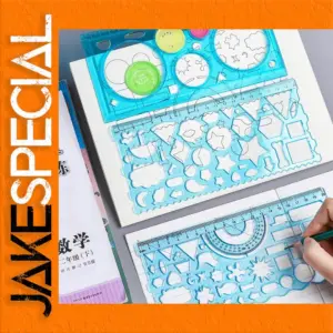 Multi Shaped Plastic Ruler for Artists