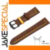 Vintage Genuine Leather Watchband for 20mm 22mm Watches