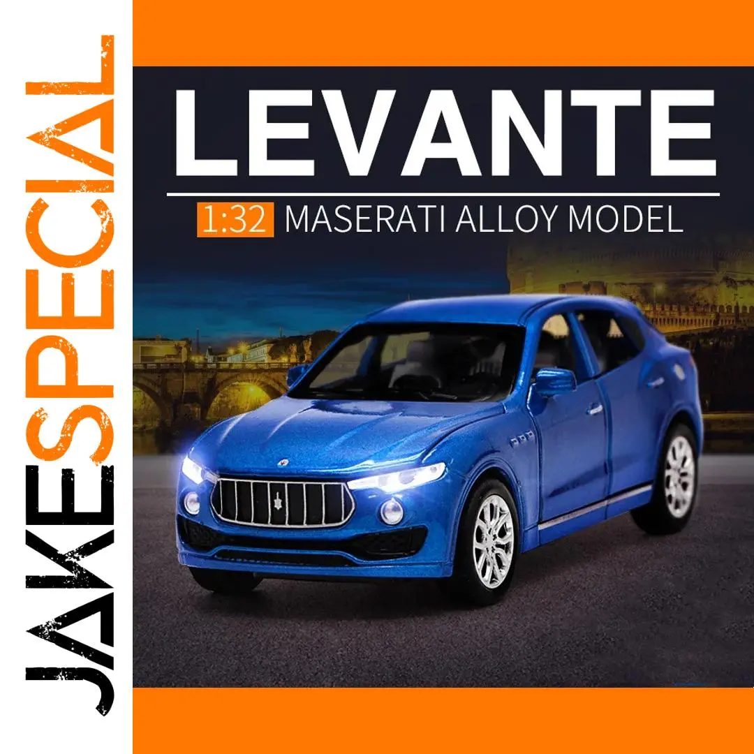 1:32 Maserati Levante SUV Diecast Model Blue 1 1:32 Maserati Levante SUV Diecast Model Blue