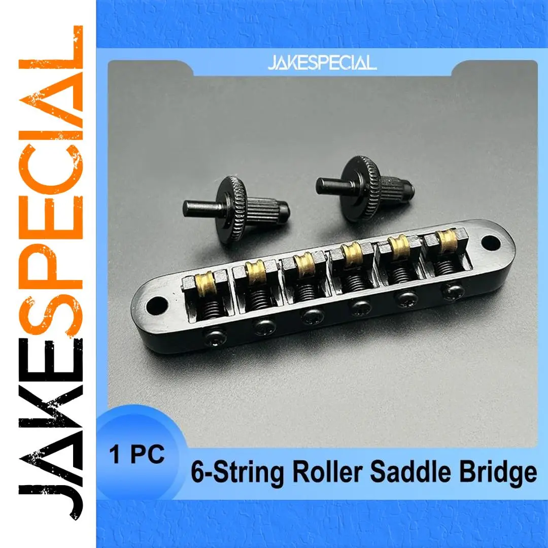 Tune-O-Matic Roller Saddle Bridge for LP SG Guitars 1 Tune-O-Matic Roller Saddle Bridge for LP SG Guitars