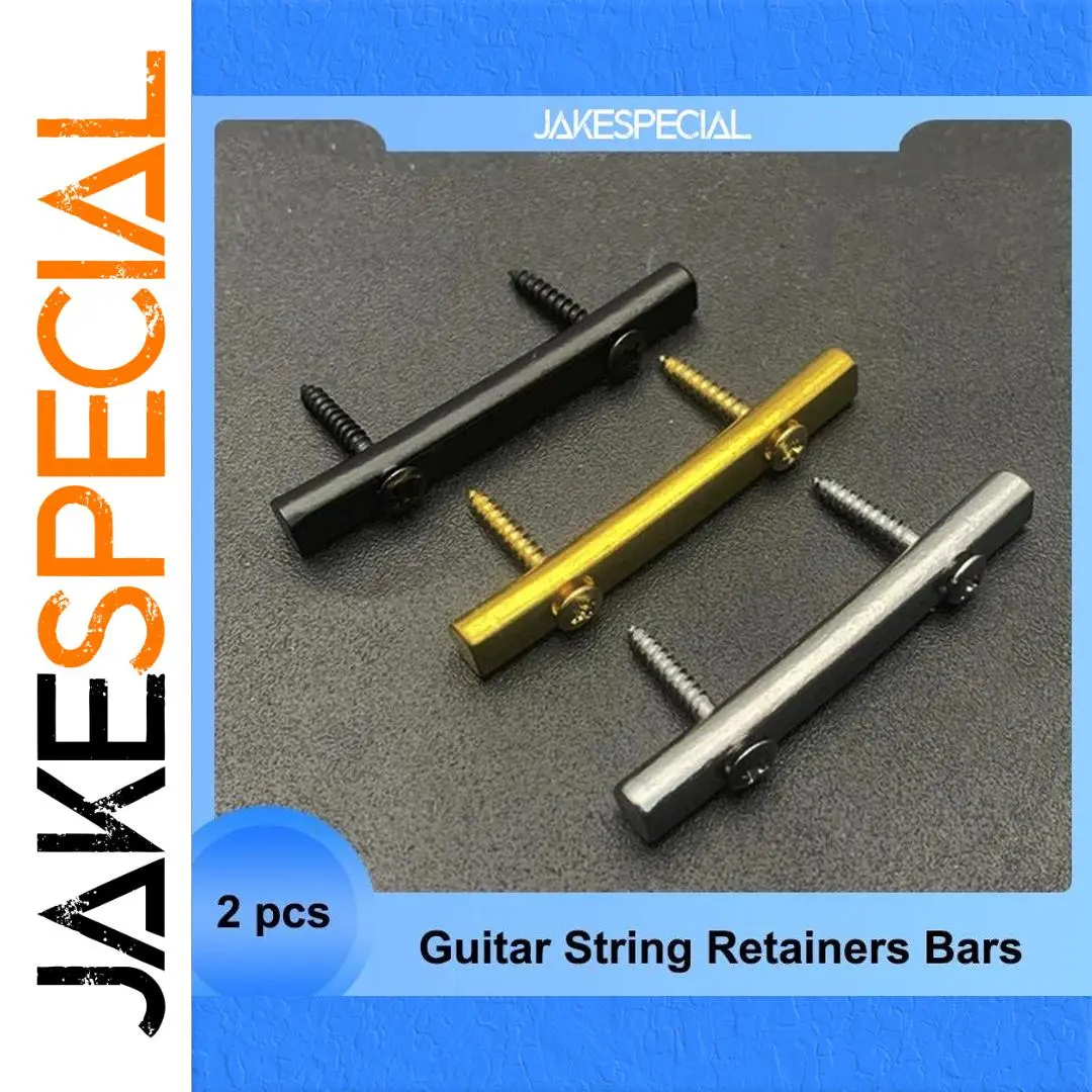 Electric Guitar String Retainer Bars Set of 2 1 Electric Guitar String Retainer Bars Set of 2