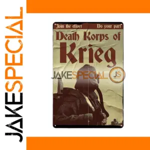 Death Korps of Krieg Vintage Metal Tin Sign