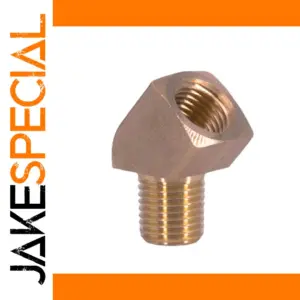 1/4" NPT Male to Female 45 Degree Elbow Fitting