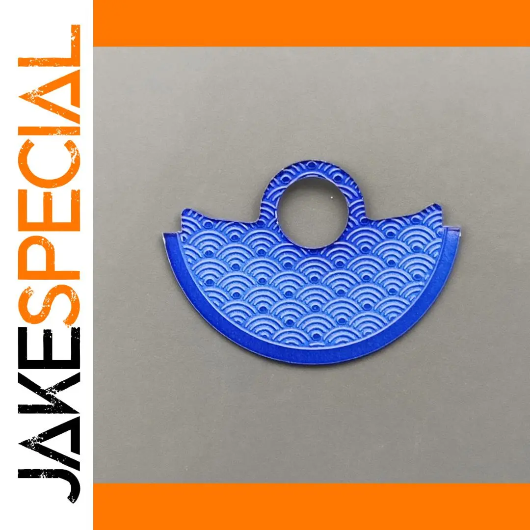 Wave Pattern Decorative Rotor Plate for Watches 1 Wave Pattern Decorative Rotor Plate for Watches