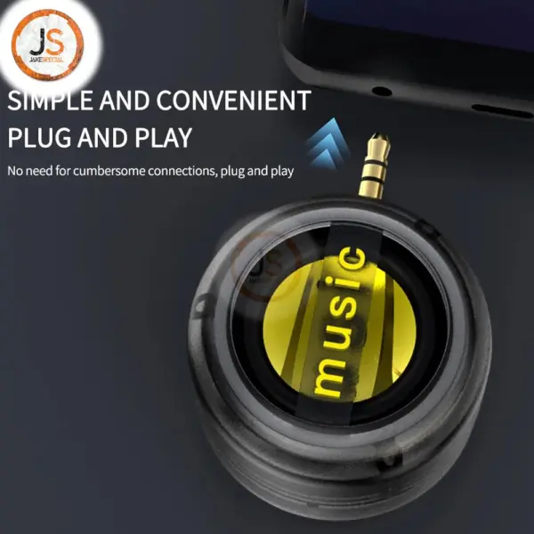 Portable Mini Speaker with 300mAh Battery - Image 3